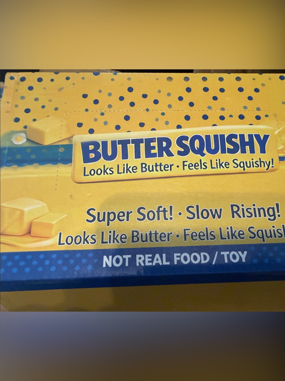 Butter Squishy Sensory Toy - Yellow